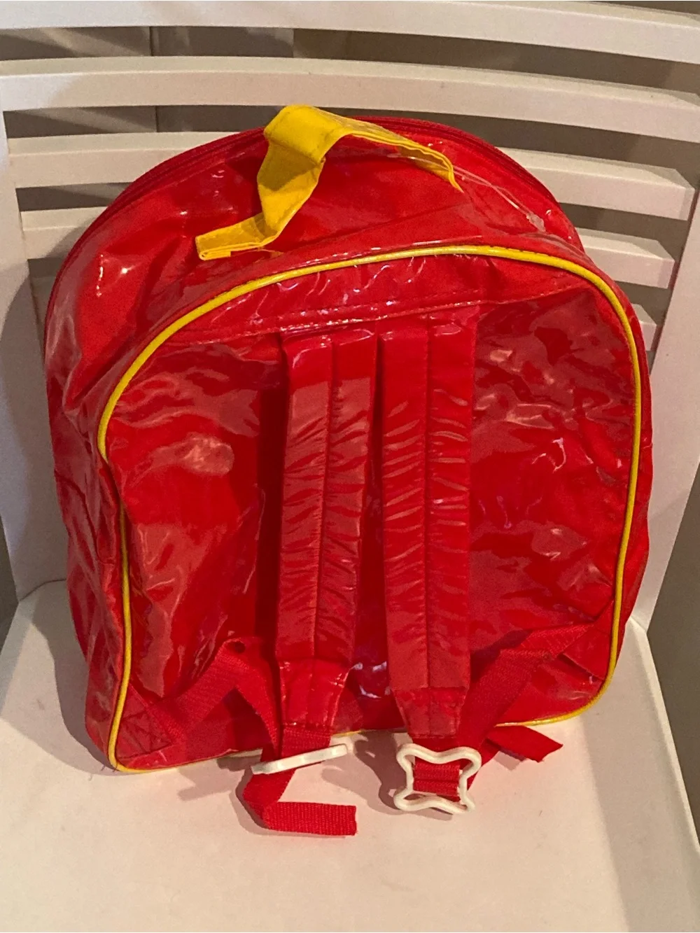 Vintage Kids Red Dalmatian Firefighter Backpack -  Like New